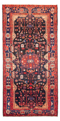 Perzisch Tapijt - Nomadisch - 295 x 154 cm - donkerblauw