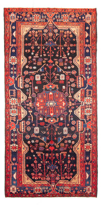 Perzisch Tapijt - Nomadisch - 295 x 154 cm - donkerblauw