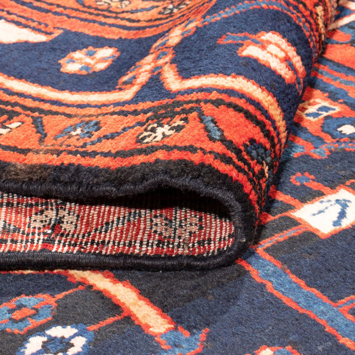 Perzisch Tapijt - Nomadisch - 295 x 154 cm - donkerblauw