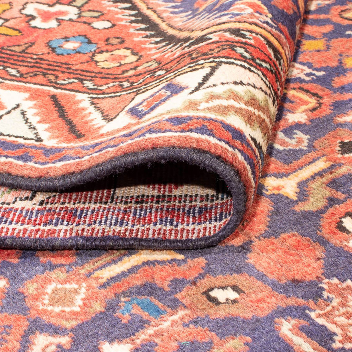 Perzisch Tapijt - Nomadisch - 306 x 153 cm - donkerblauw