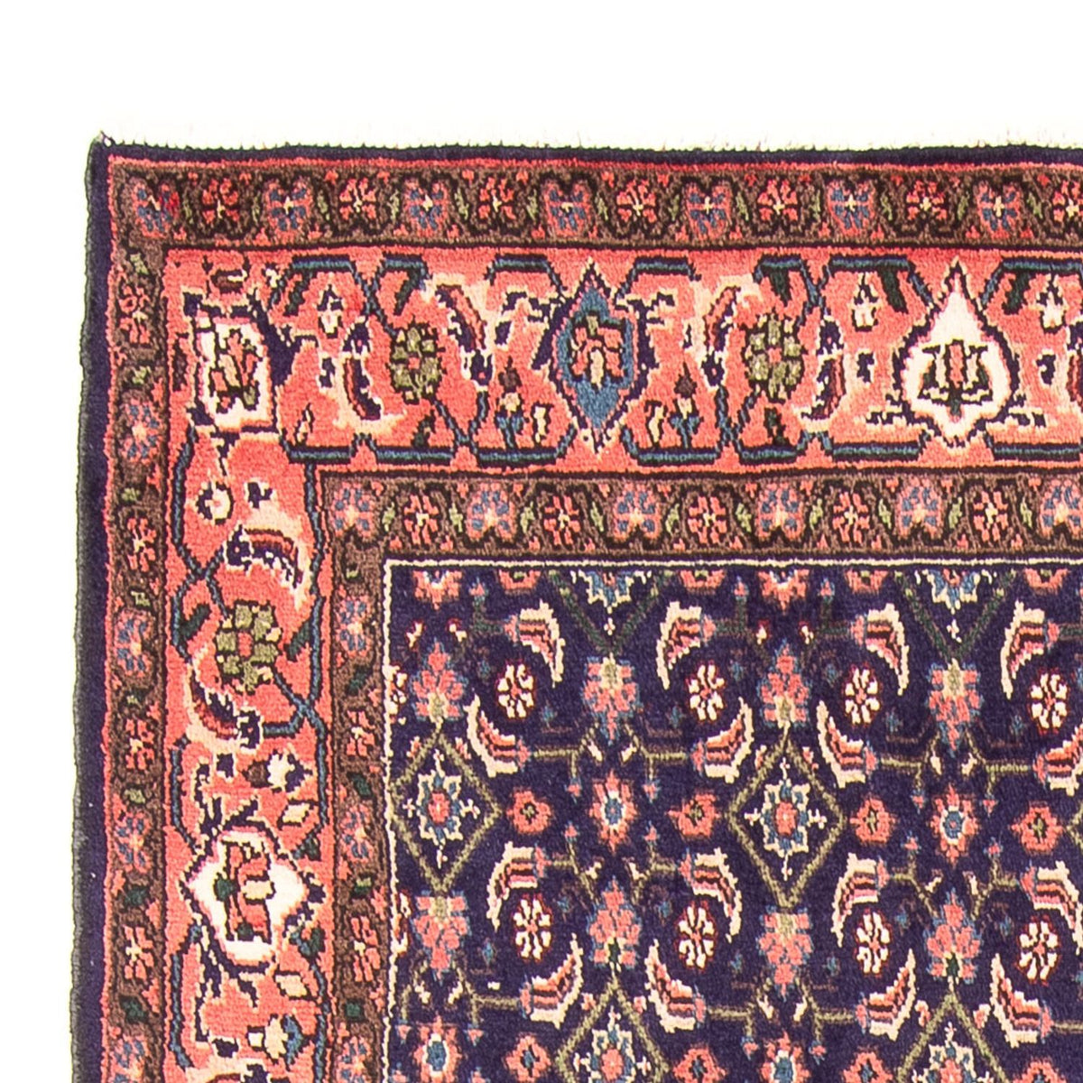 Loper Perzisch Tapijt - Nomadisch - 300 x 140 cm - donkerblauw