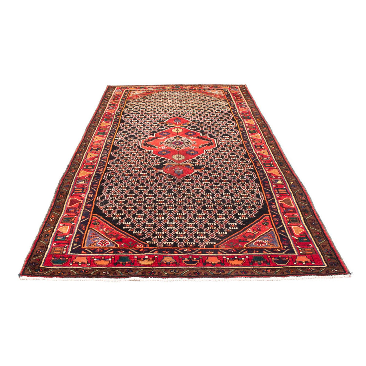 Perzisch Tapijt - Nomadisch - 313 x 152 cm - donkerblauw