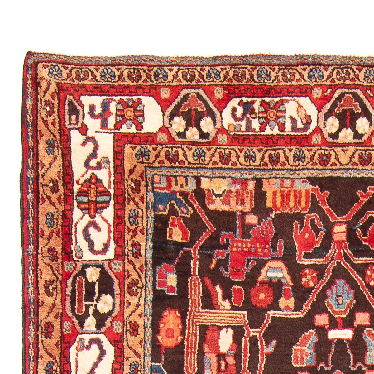 Perzisch Tapijt - Nomadisch - 313 x 160 cm - donkerblauw