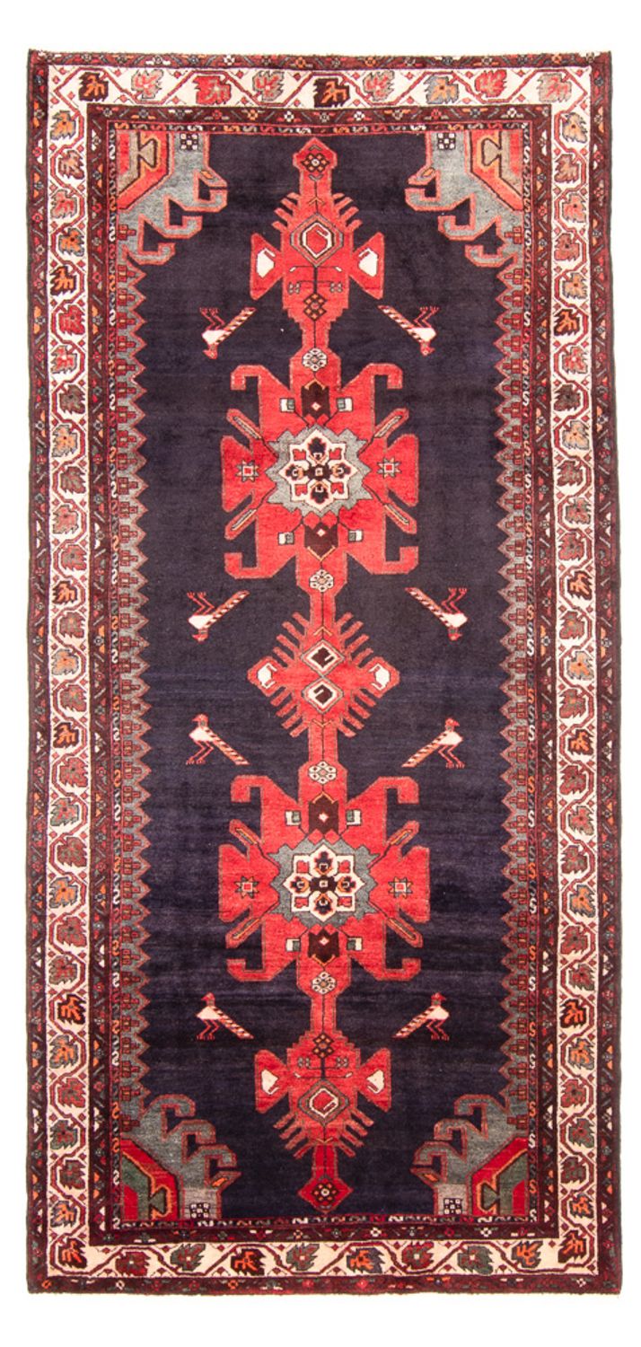 Loper Perzisch Tapijt - Nomadisch - 295 x 147 cm - donkerblauw
