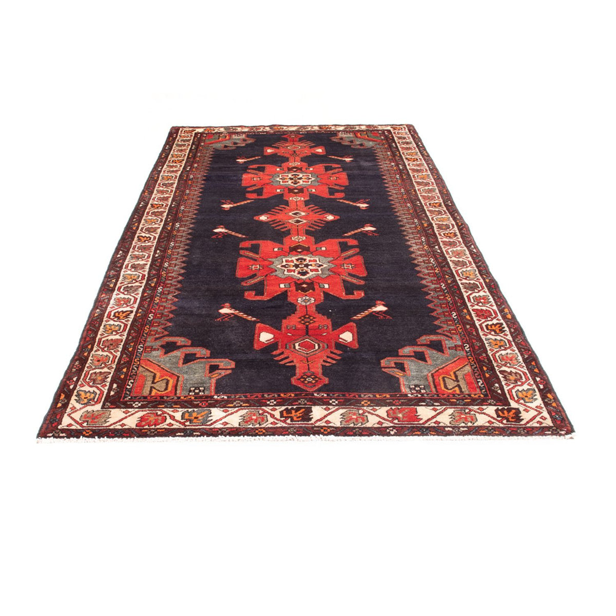 Loper Perzisch Tapijt - Nomadisch - 295 x 147 cm - donkerblauw