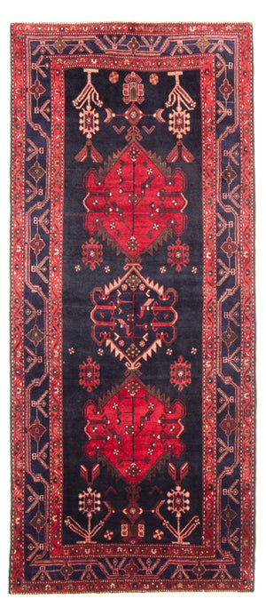 Loper Perzisch Tapijt - Nomadisch - 290 x 134 cm - donkerblauw