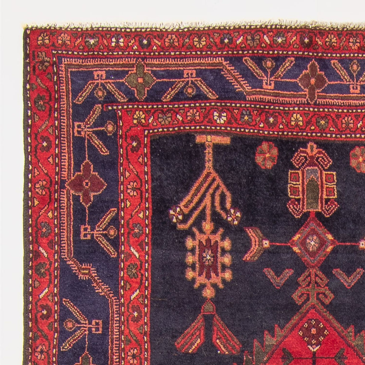 Loper Perzisch Tapijt - Nomadisch - 290 x 134 cm - donkerblauw