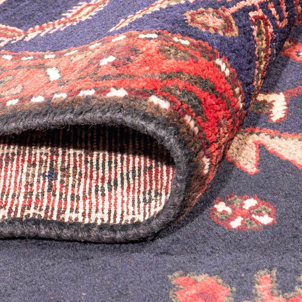 Loper Perzisch Tapijt - Nomadisch - 290 x 134 cm - donkerblauw