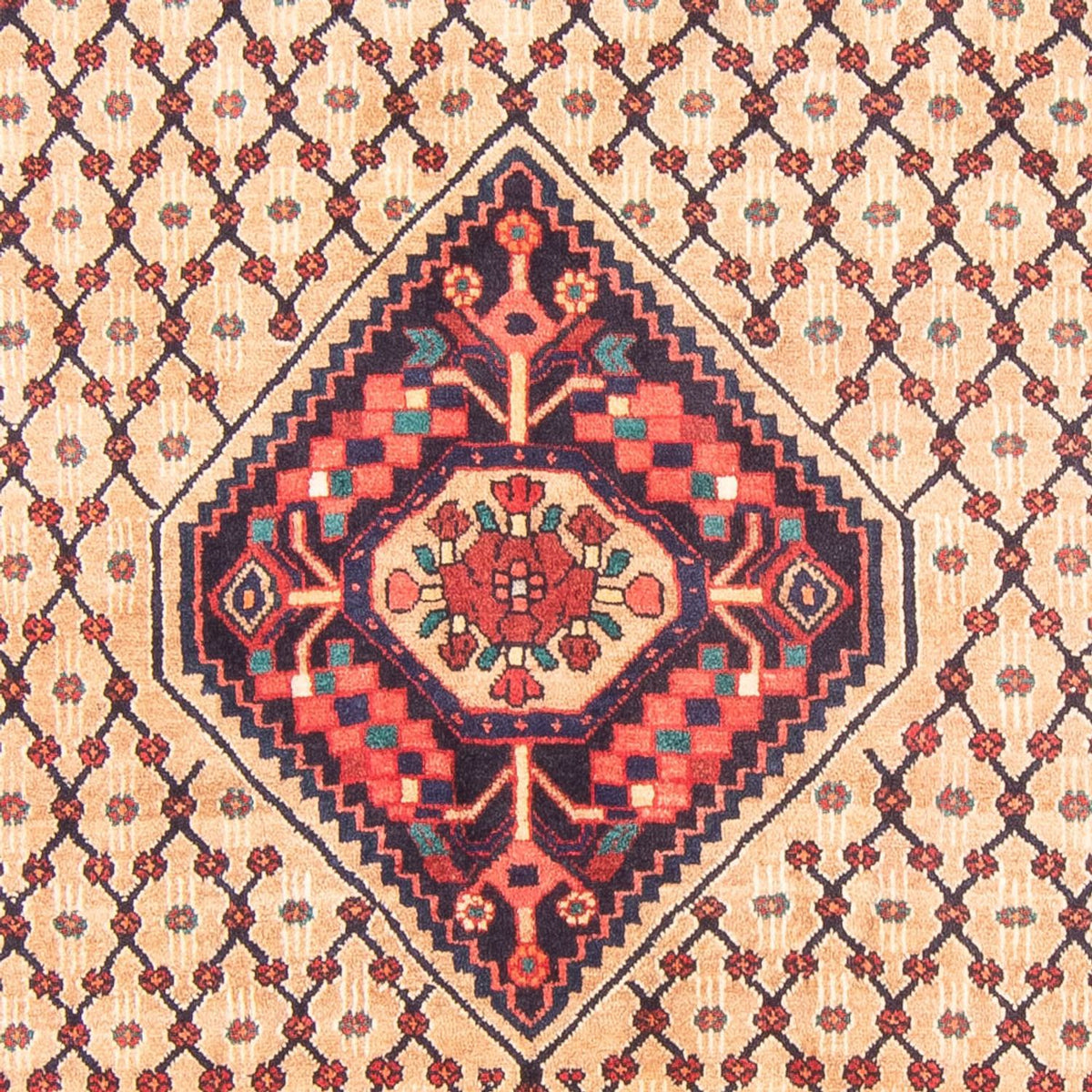 Loper Perzisch Tapijt - Nomadisch - 305 x 145 cm - beige