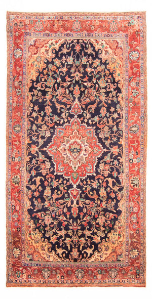 Perzisch Tapijt - Nomadisch - 295 x 157 cm - donkerblauw