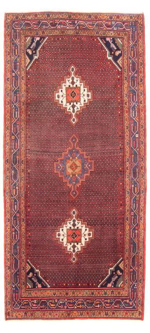 Loper Perzisch tapijt - Bijar - 275 x 140 cm - rood
