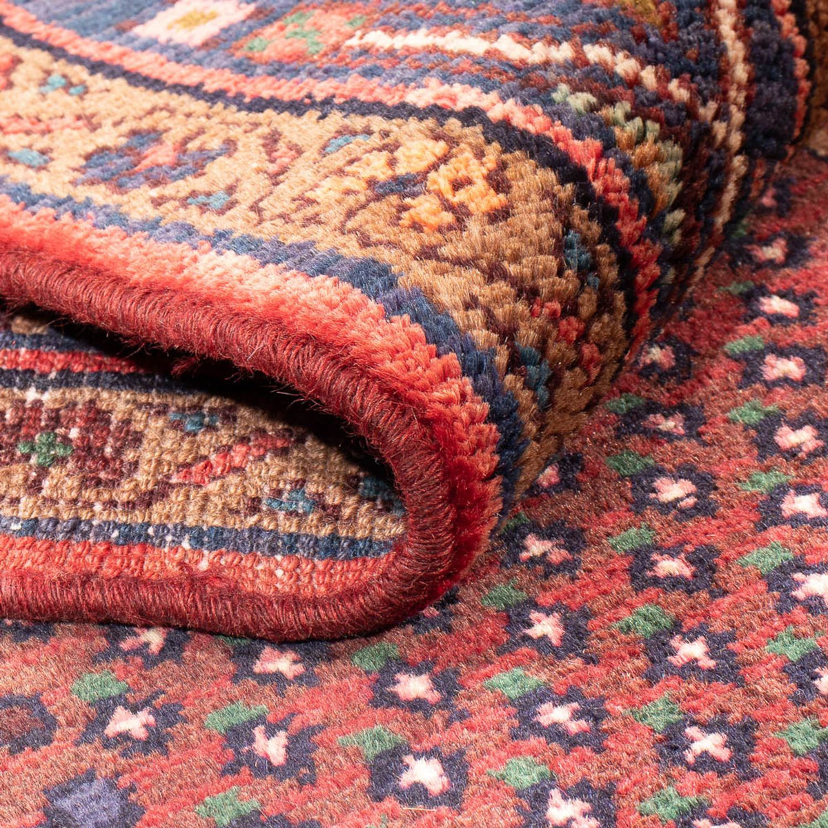 Loper Perzisch tapijt - Bijar - 275 x 140 cm - rood