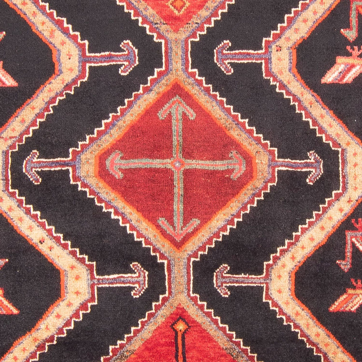 Loper Perzisch Tapijt - Nomadisch - 366 x 160 cm - donkerblauw