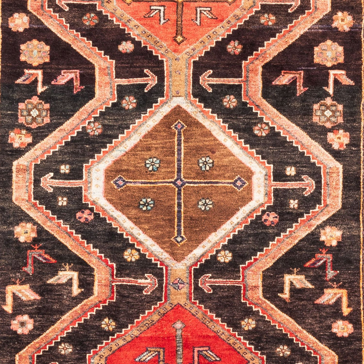 Perzisch Tapijt - Nomadisch - 296 x 153 cm - donkerblauw