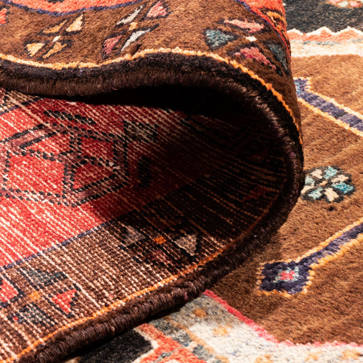 Perzisch Tapijt - Nomadisch - 296 x 153 cm - donkerblauw