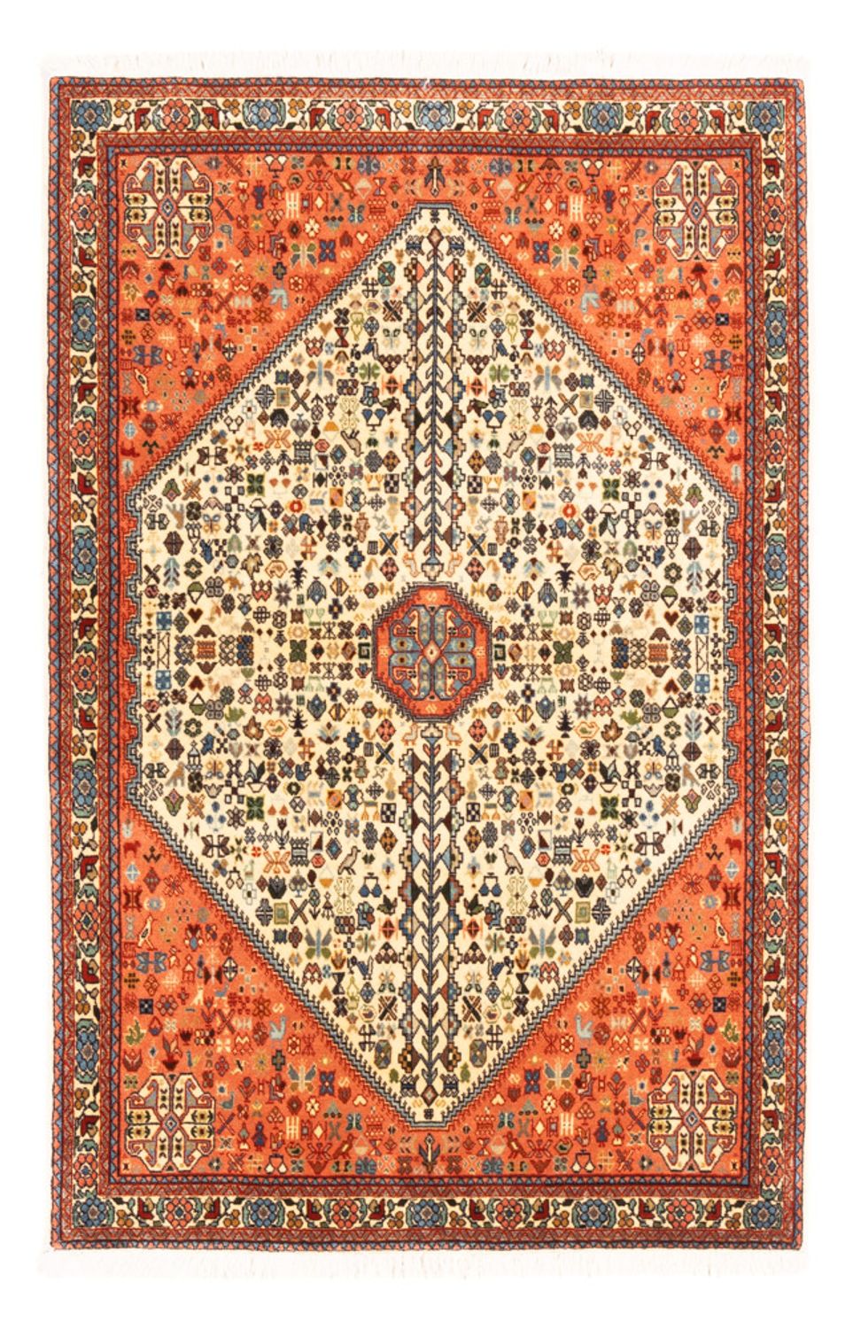 Perzisch Tapijt - Nomadisch - 148 x 100 cm - beige