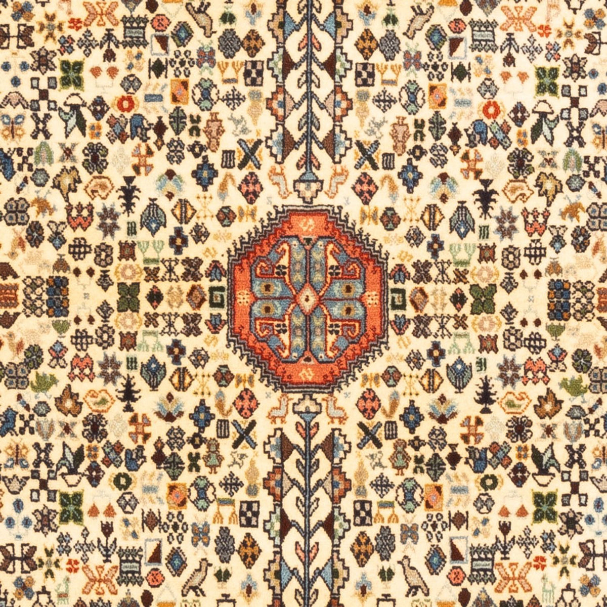 Perzisch Tapijt - Nomadisch - 148 x 100 cm - beige