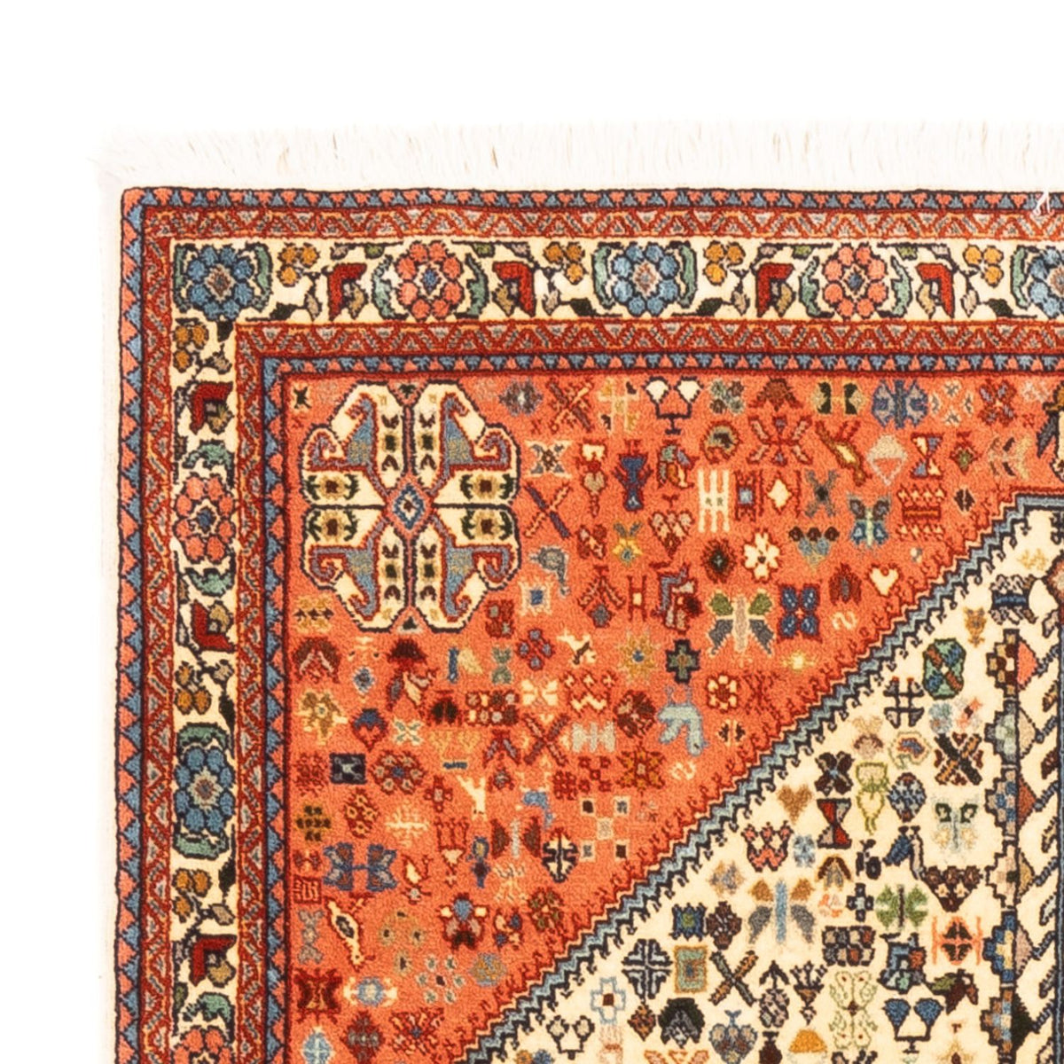 Perzisch Tapijt - Nomadisch - 148 x 100 cm - beige