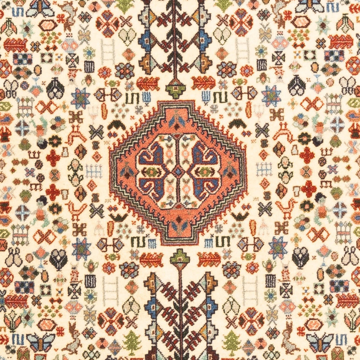 Perzisch Tapijt - Nomadisch - 147 x 100 cm - beige