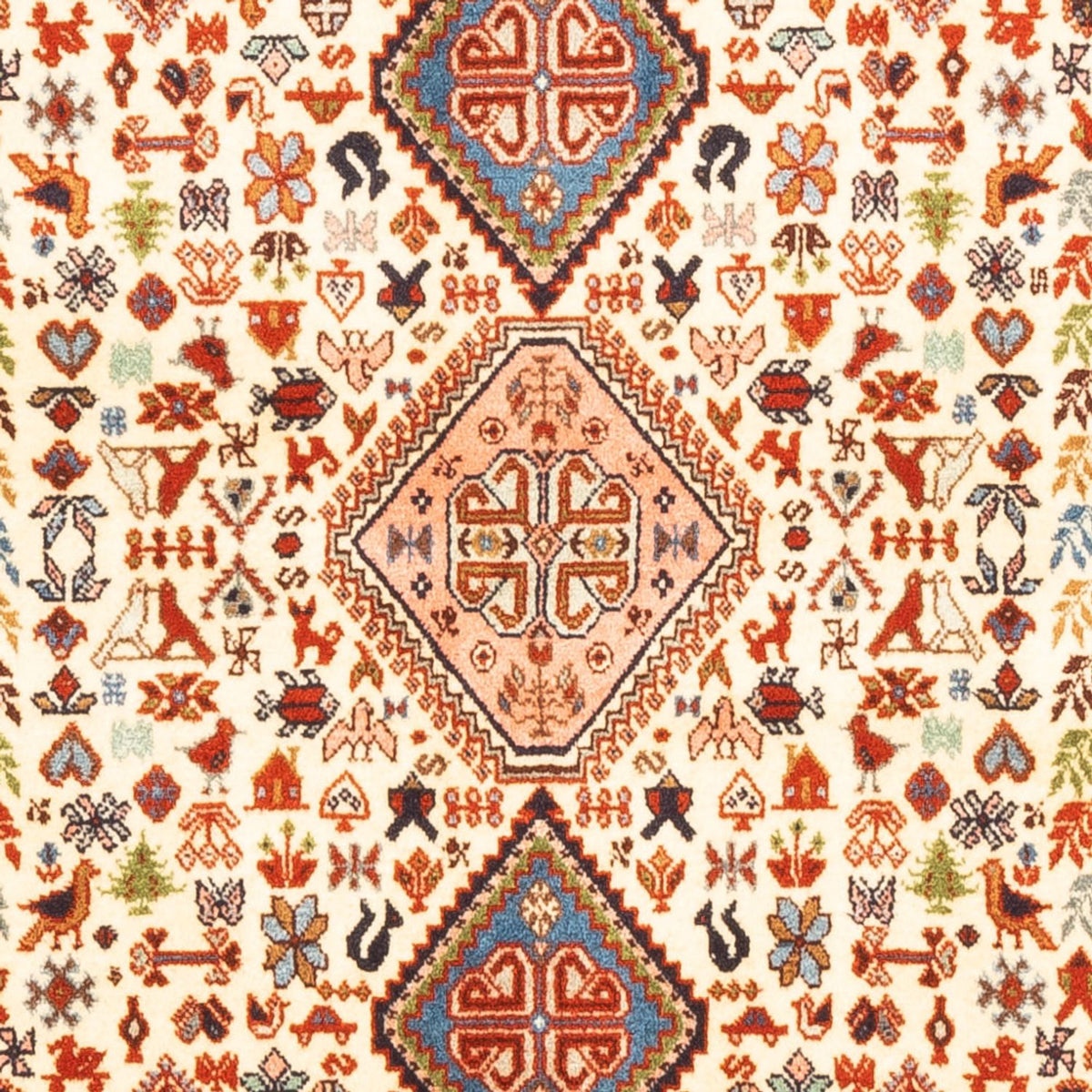 Perzisch Tapijt - Nomadisch - 150 x 100 cm - beige