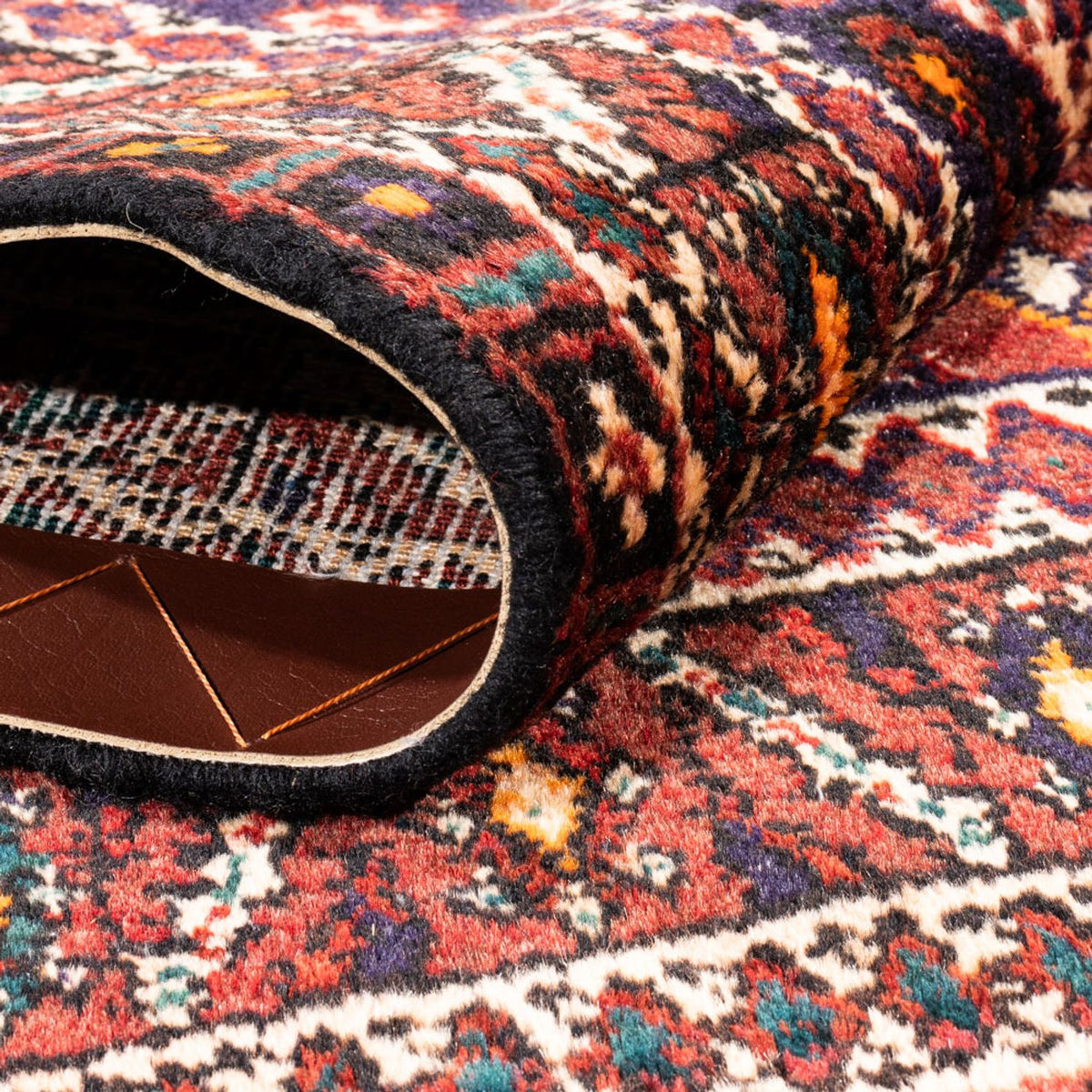 Perzisch Tapijt - Nomadisch - 127 x 98 cm - bordeauxrood