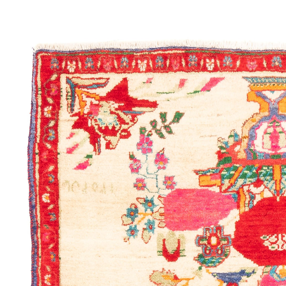 Perzisch Tapijt - Nomadisch - 145 x 113 cm - crème