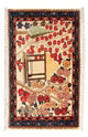 Bachtiar Tapijt 87x60cm - Perzisch tapijt