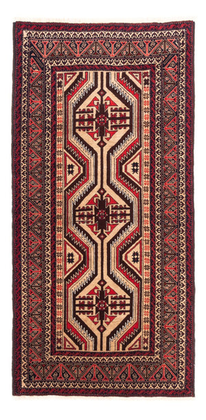 Loper Baluch tapijt - 181 x 94 cm - donker beige
