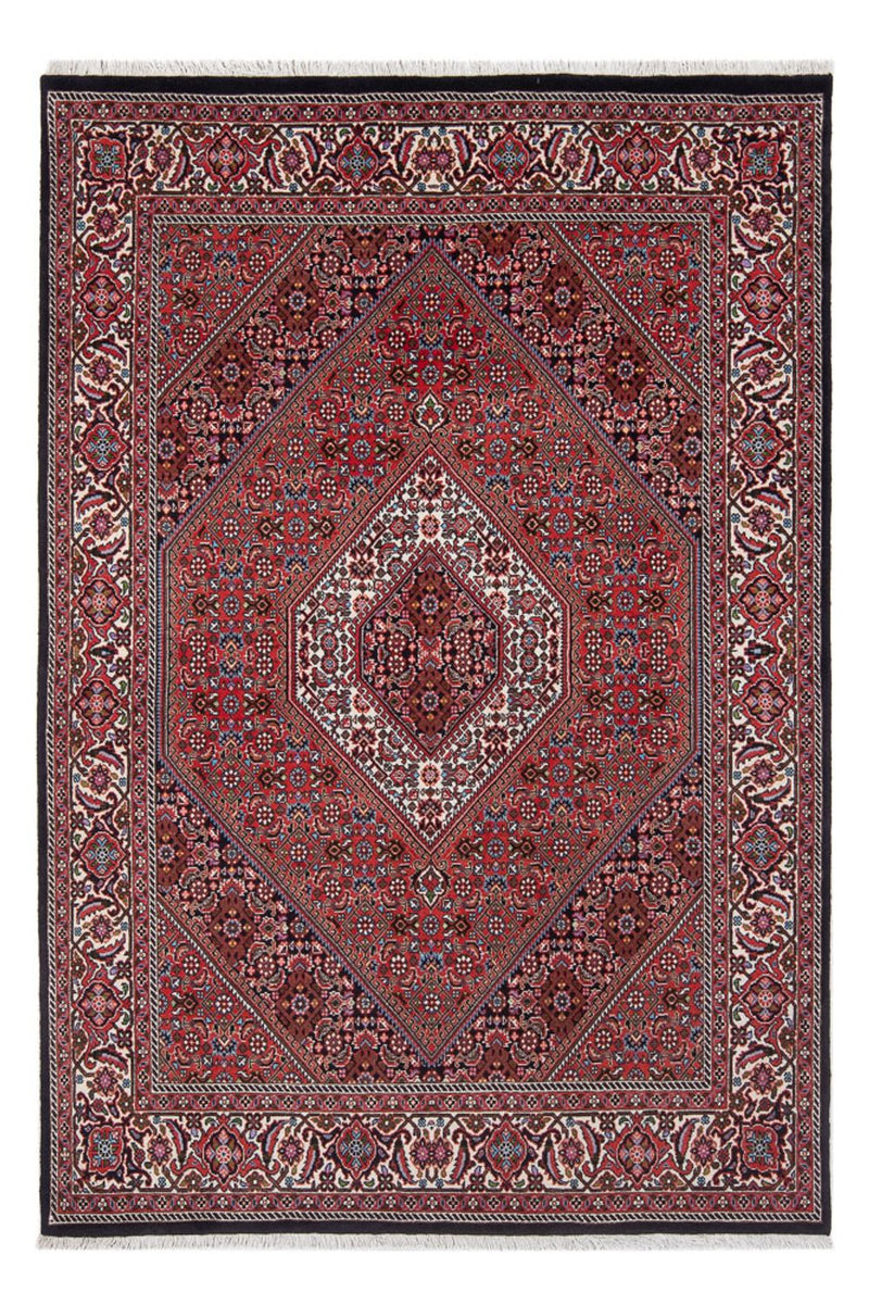 Perzisch tapijt - Bijar - Koninklijk - 207 x 142 cm - donkerrood