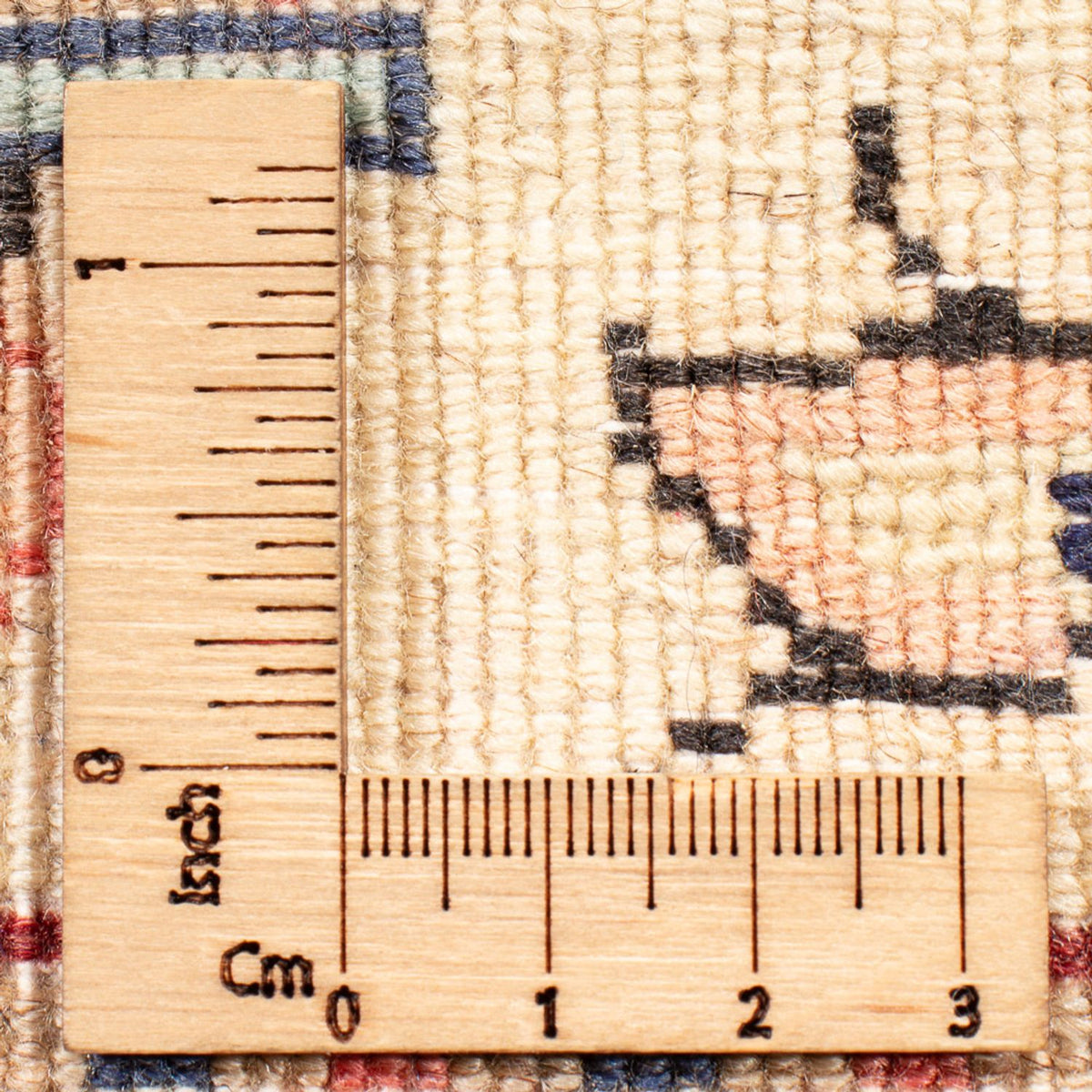 Perzisch tapijt - Bijar - Koninklijk - 90 x 60 cm - crème