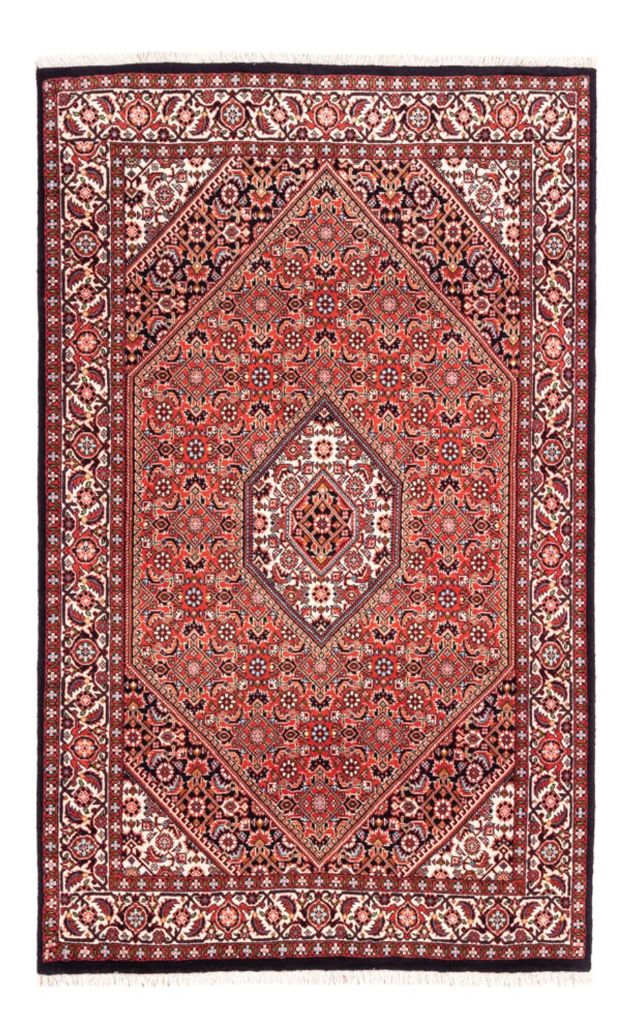 Perzisch tapijt - Bijar - Koninklijk - 166 x 110 cm - rood