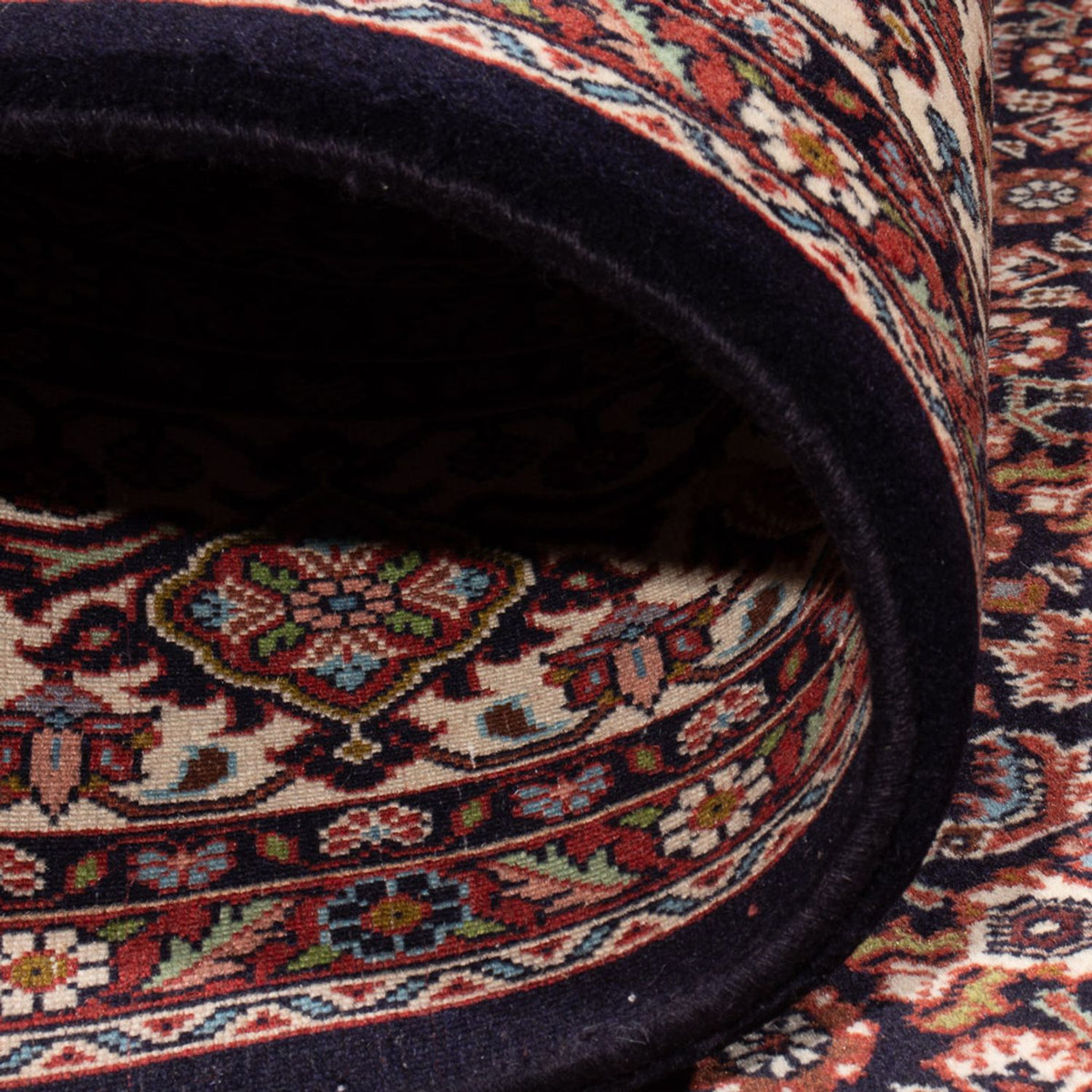 Perzisch tapijt - Bijar - Koninklijk - 300 x 248 cm - donkerblauw