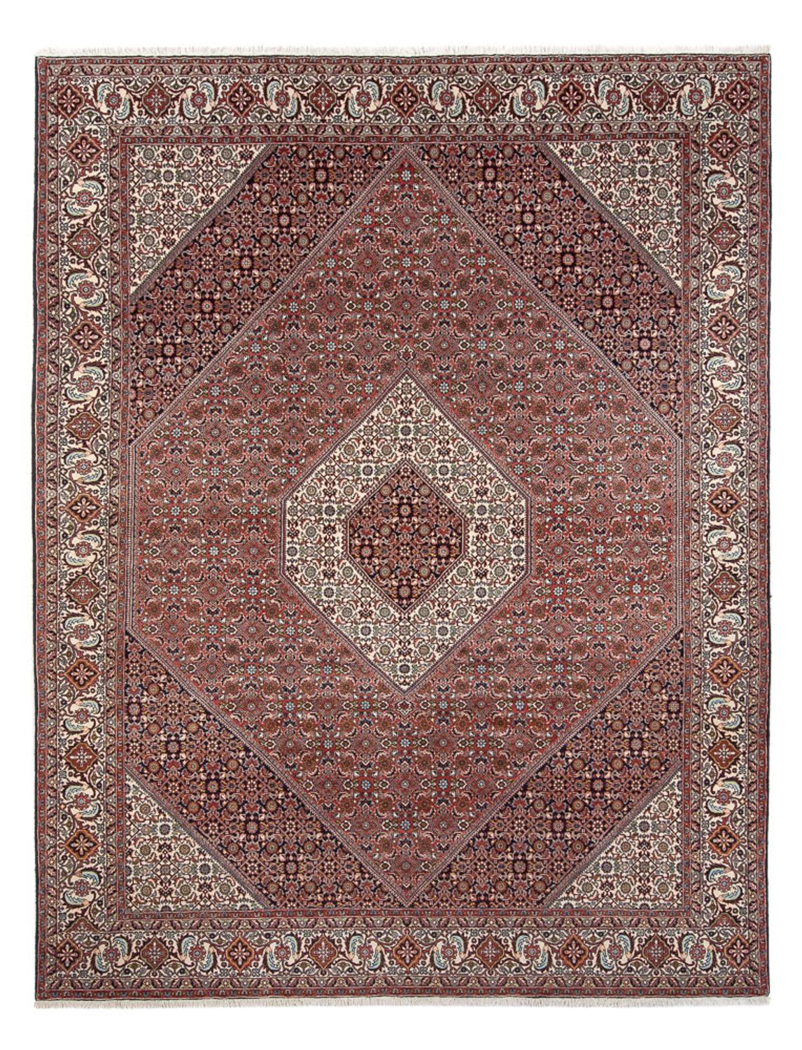 Perzisch tapijt - Bijar - Koninklijk - 344 x 247 cm - roest