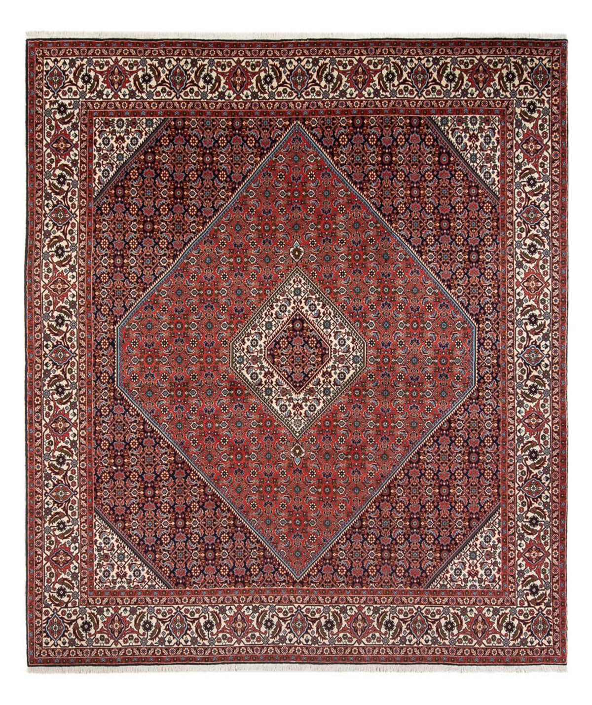Perzisch tapijt - Bijar - Koninklijk - 290 x 243 cm - roest