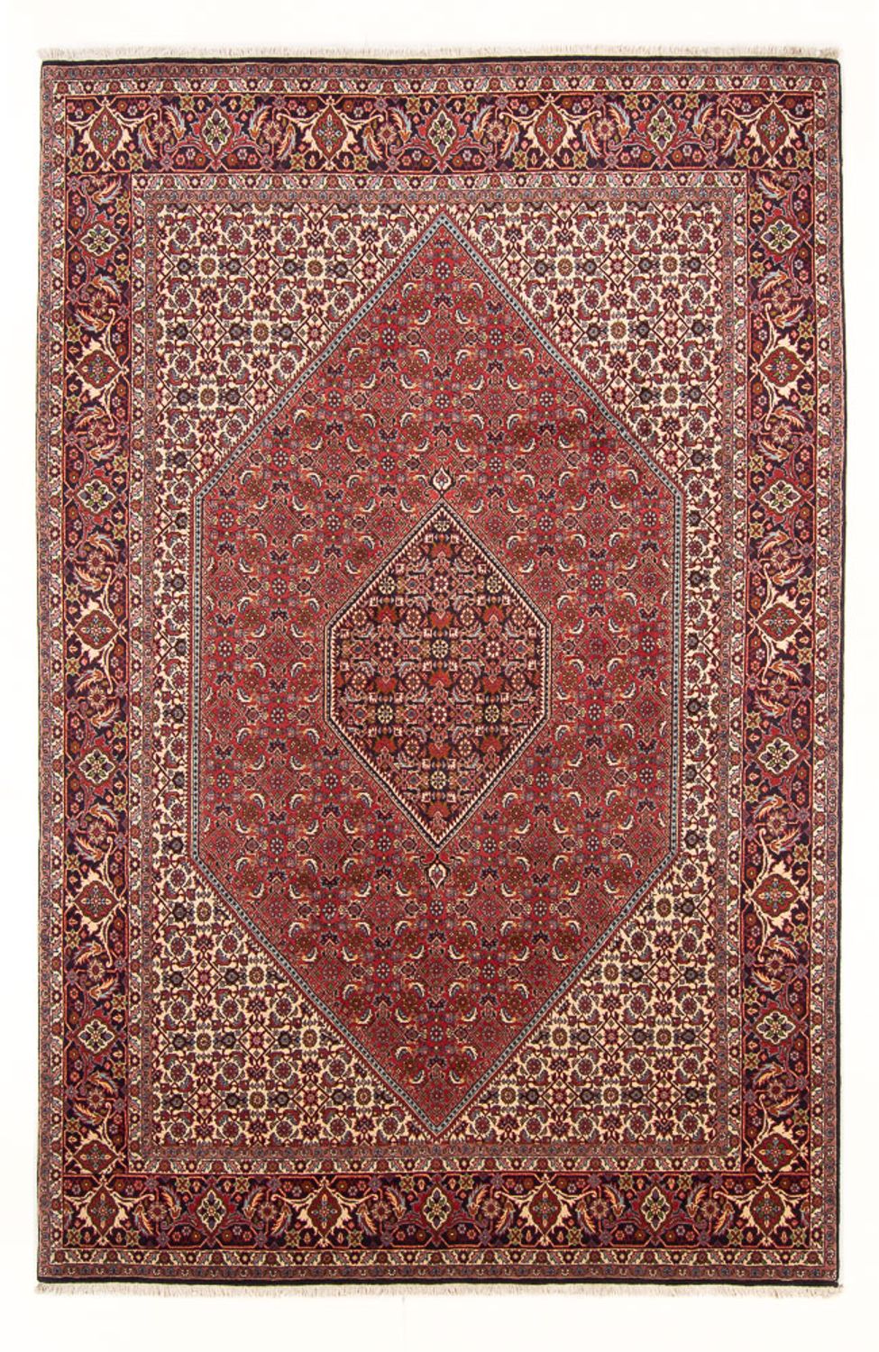 Perzisch tapijt - Bijar - Koninklijk - 301 x 200 cm - rood