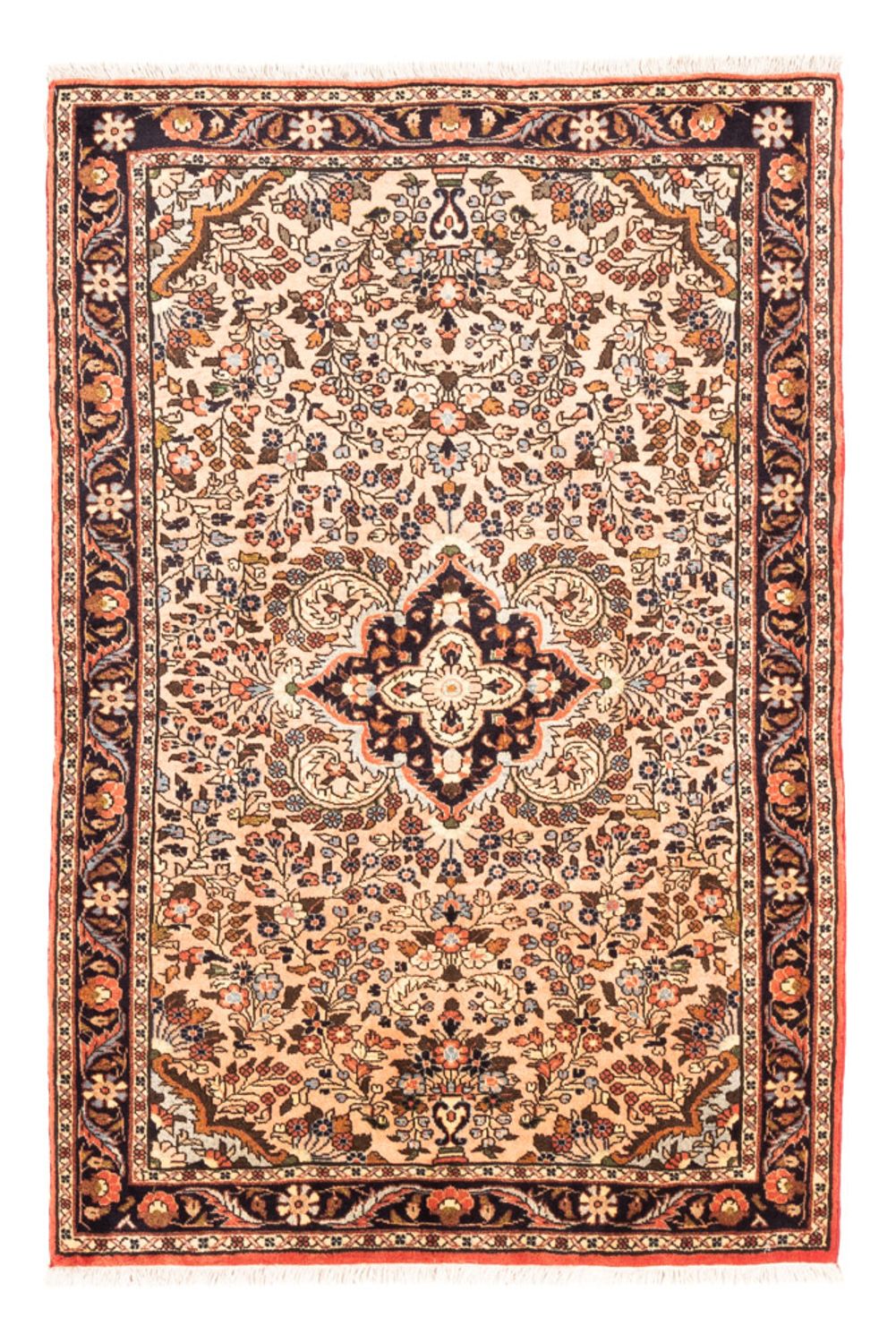 Perzisch tapijt - Bijar - Koninklijk - 147 x 100 cm - licht beige