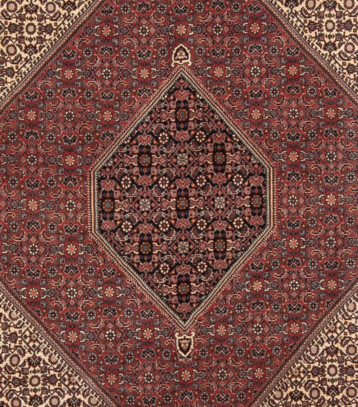 Perzisch tapijt - Bijar - Koninklijk - 345 x 250 cm - donkerrood