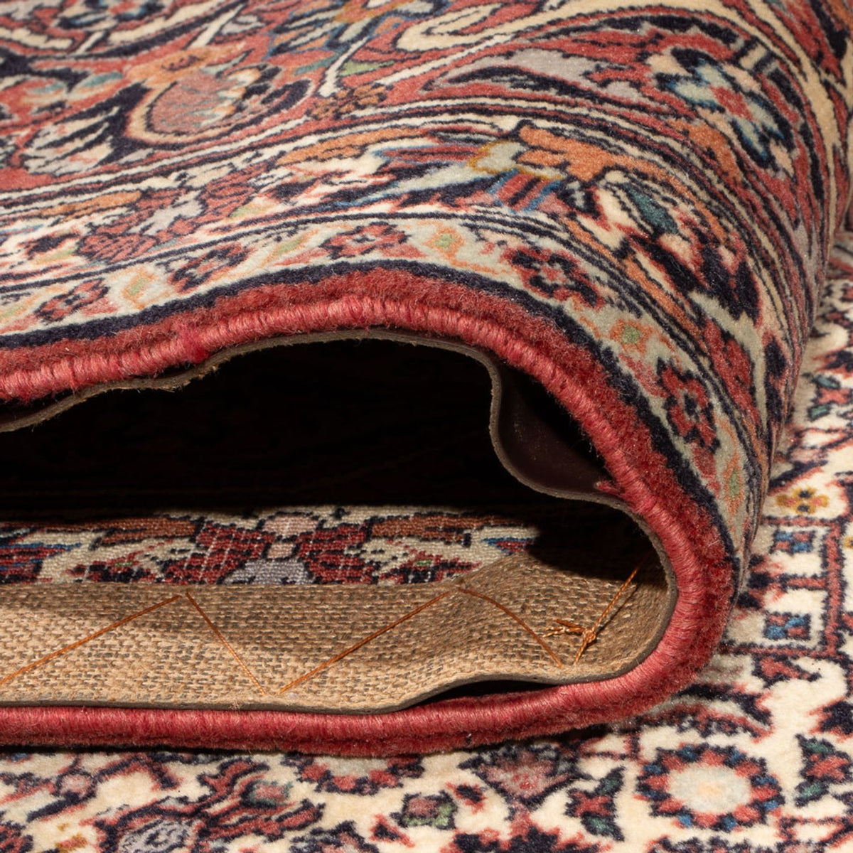 Perzisch tapijt - Bijar - Koninklijk - 345 x 250 cm - donkerrood