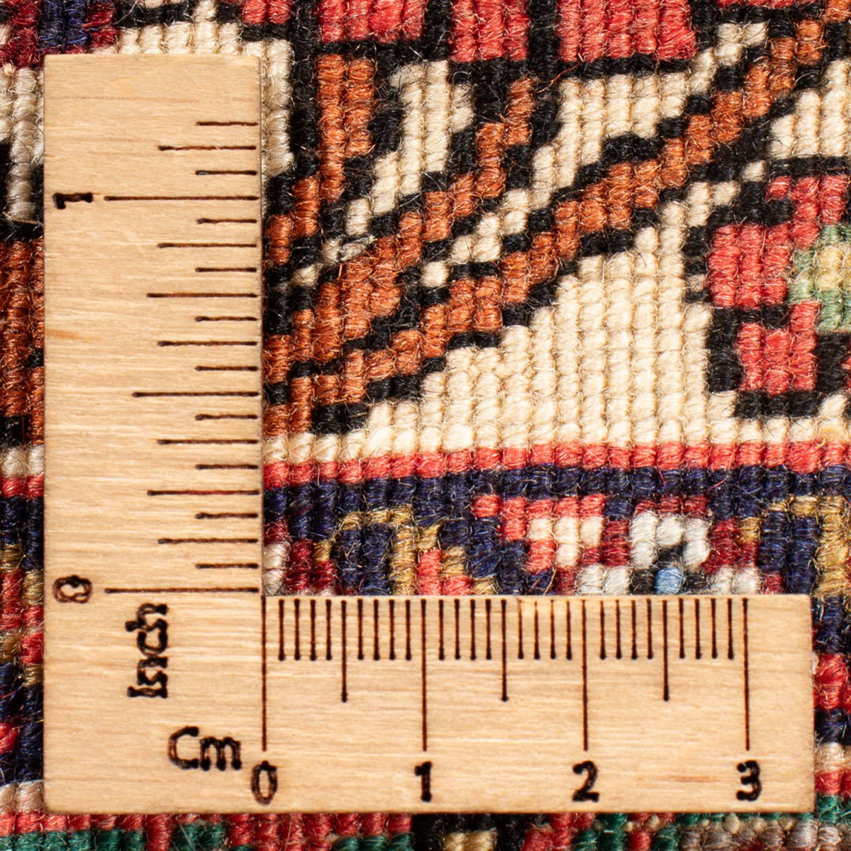 Perzisch tapijt - Bijar - Koninklijk - 90 x 73 cm - crème