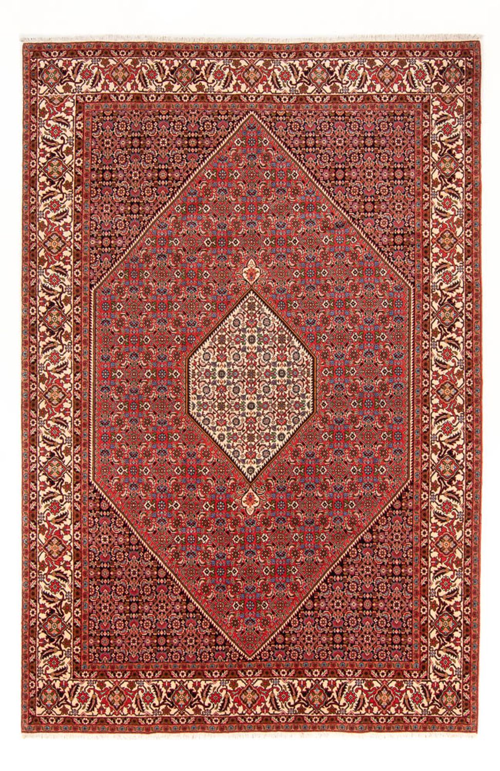 Perzisch tapijt - Bijar - Koninklijk - 300 x 200 cm - rood