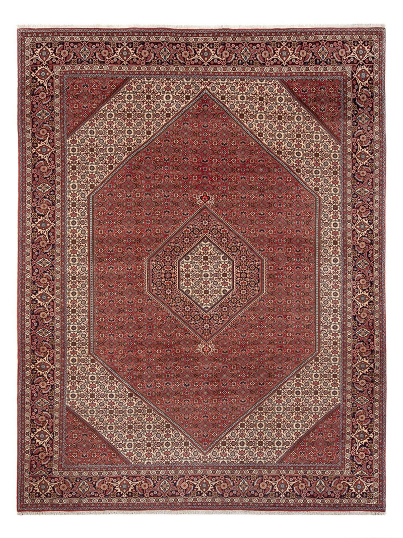 Perzisch tapijt - Bijar - Koninklijk - 348 x 250 cm - donkerrood