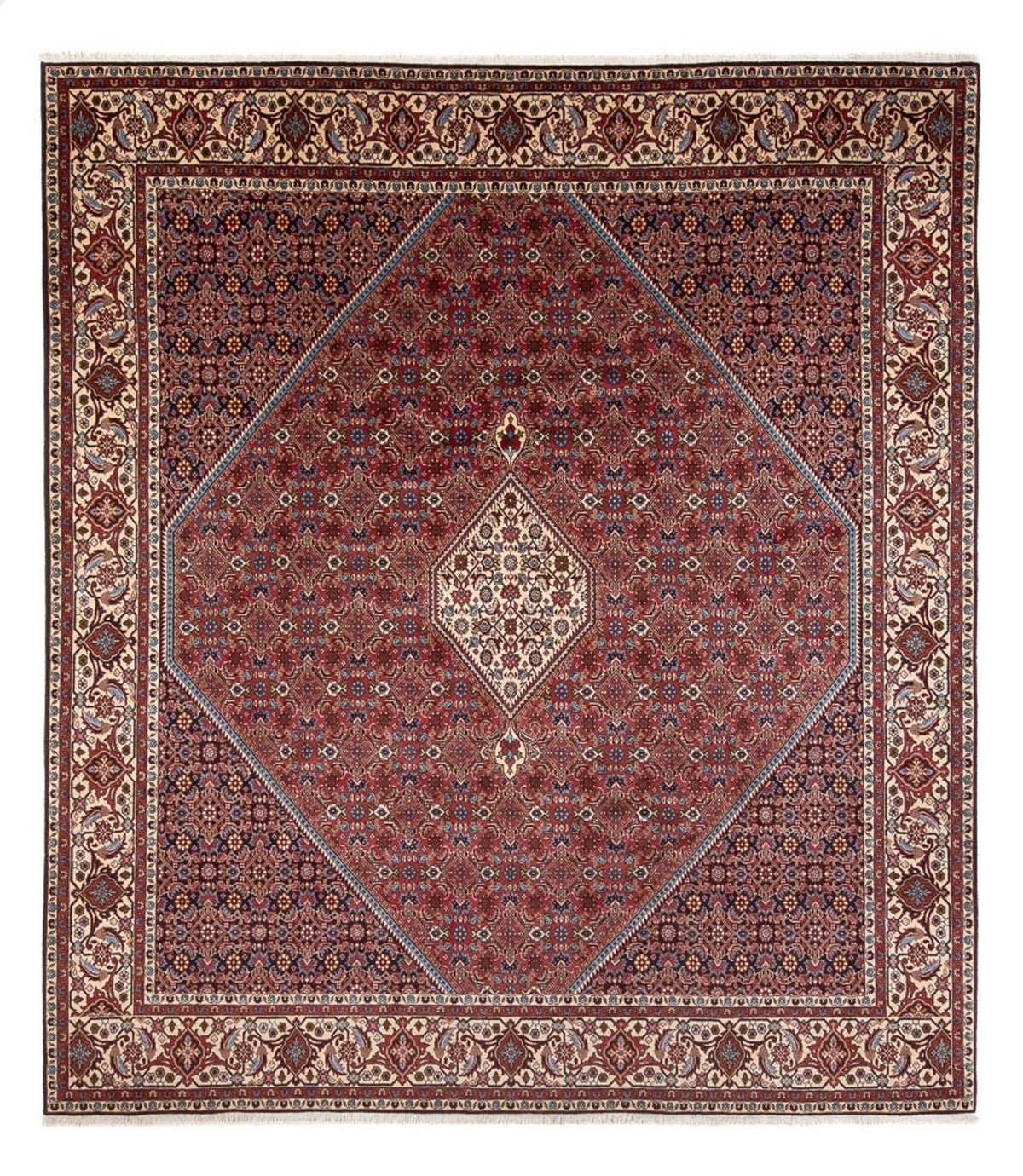 Perzisch tapijt - Bijar - Koninklijk - 294 x 253 cm - donkerrood