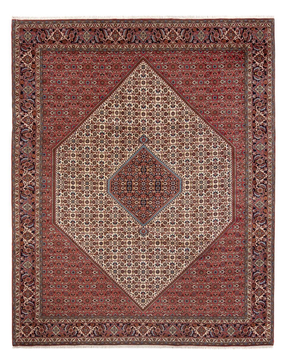 Perzisch tapijt - Bijar - Koninklijk - 336 x 251 cm - donkerrood
