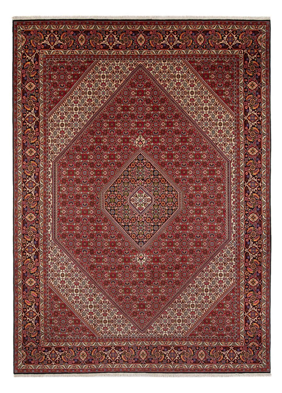Perzisch tapijt - Bijar - Koninklijk - 352 x 248 cm - donkerrood