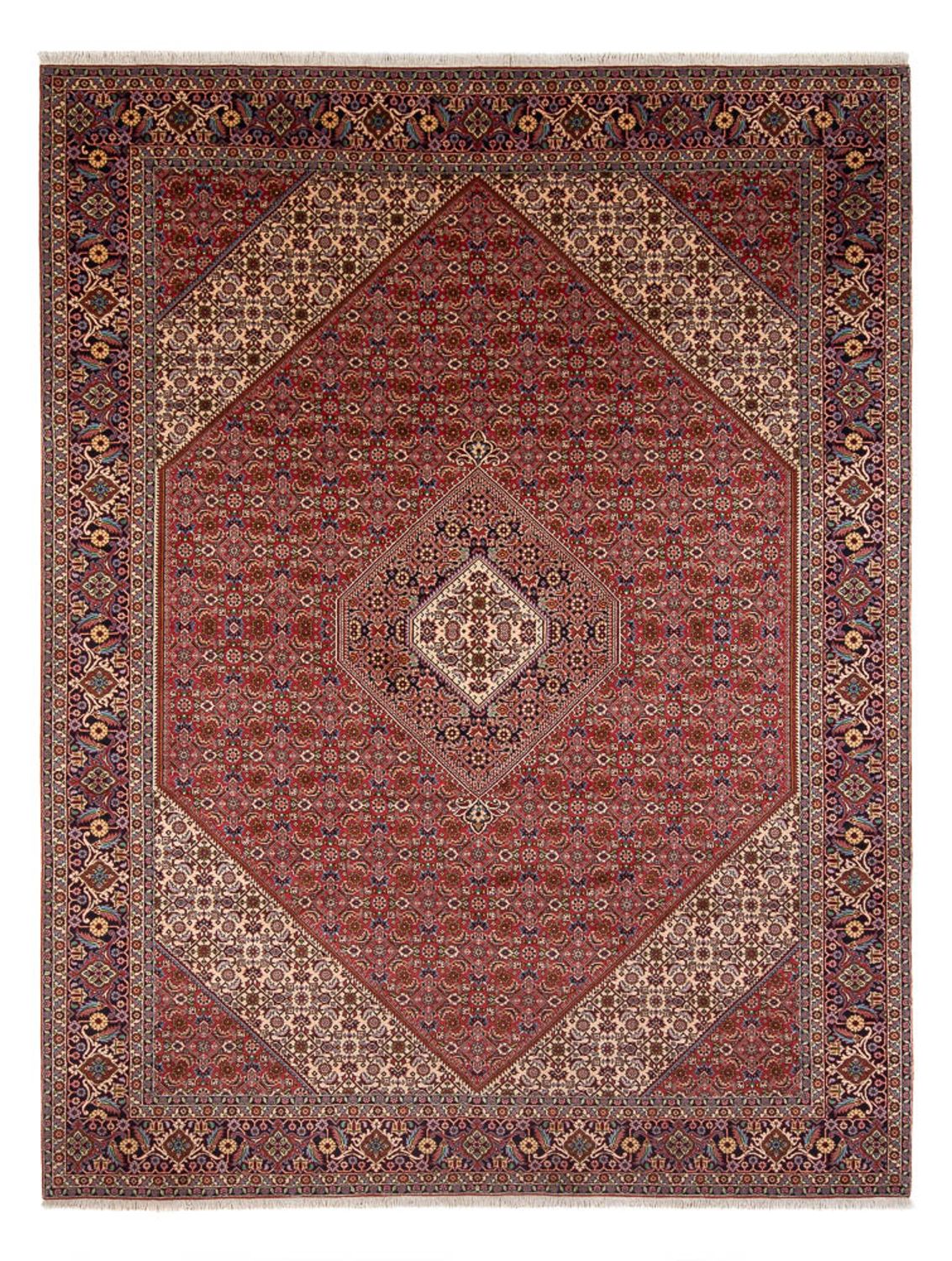 Perzisch tapijt - Bijar - Koninklijk - 339 x 249 cm - donkerrood