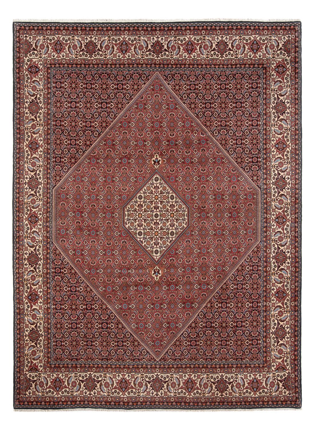 Perzisch tapijt - Bijar - Koninklijk - 350 x 247 cm - donkerrood