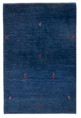 Gabbeh tapijt - Perzisch - 162 x 100 cm - donkerblauw