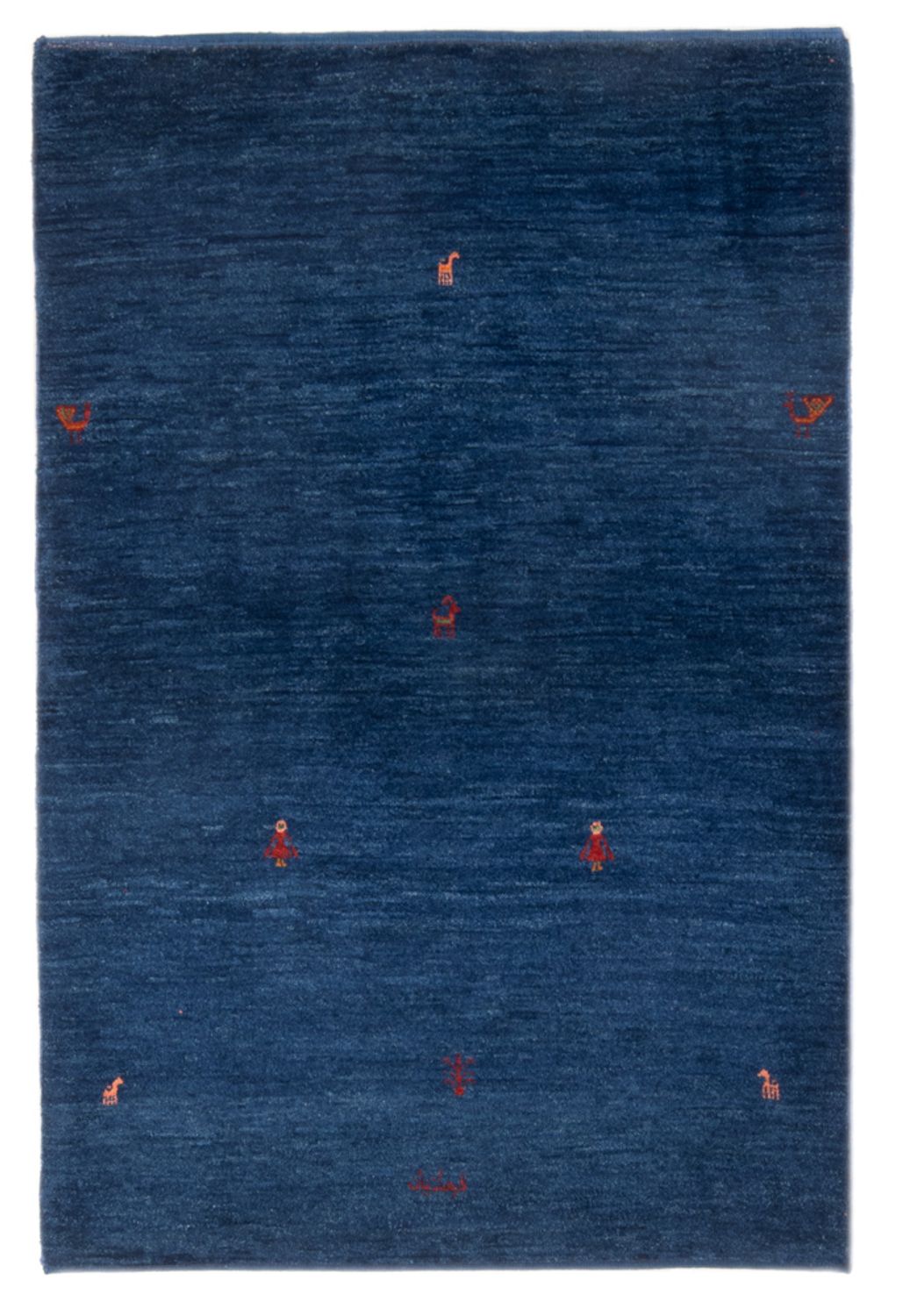 Gabbeh tapijt - Perzisch - 162 x 100 cm - donkerblauw