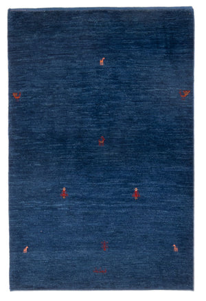 Gabbeh tapijt - Perzisch - 162 x 100 cm - donkerblauw