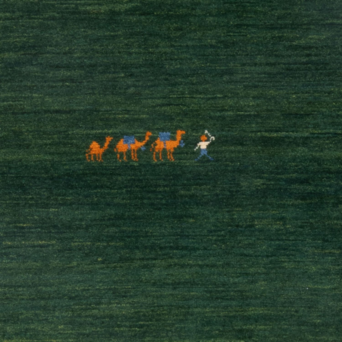 Gabbeh tapijt - Perzisch - 151 x 104 cm - donkergroen